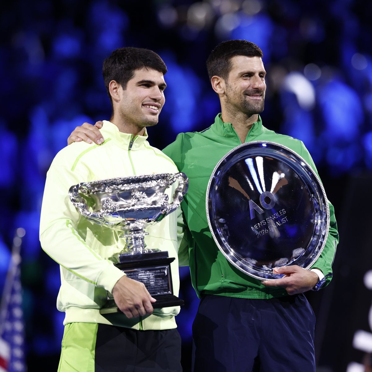 Novak Djokovic qued&oacute; en el segundo lugar, pero expres&oacute; un discurso cargado de humor.