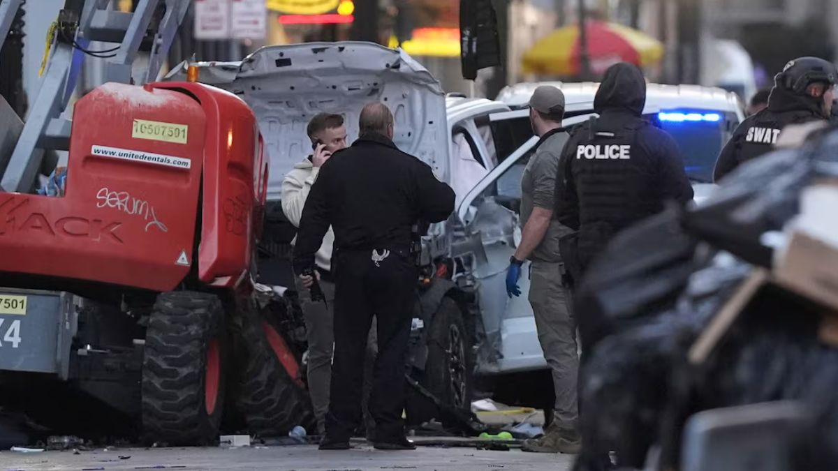 Los investigadores tratan de establecer si el incidente en Nueva Orleans está relacionado con un ataque terrorista Los investigadores tratan de establecer si el incidente en Nueva Orleans está relacionado con un ataque terrorista