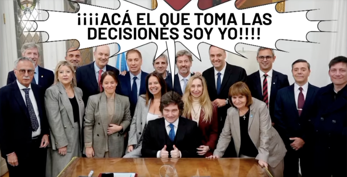 Dicen que el presidente Javier Milei hizo callar a Patricia Bullrich cuando la senadora le pidió hablar del tema Manuel Adorni. Dicen que el presidente Javier Milei hizo callar a Patricia Bullrich cuando la senadora le pidió hablar del tema Manuel Adorni.