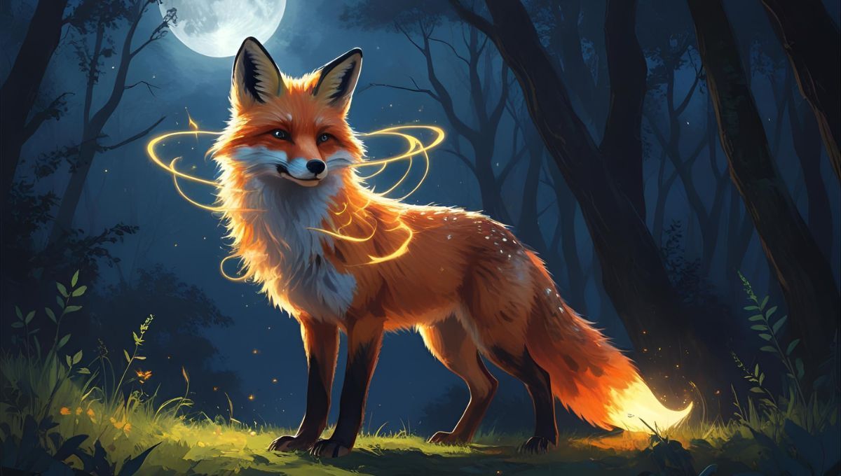 El zorro mágico representa a Aries. El zorro mágico representa a Aries.