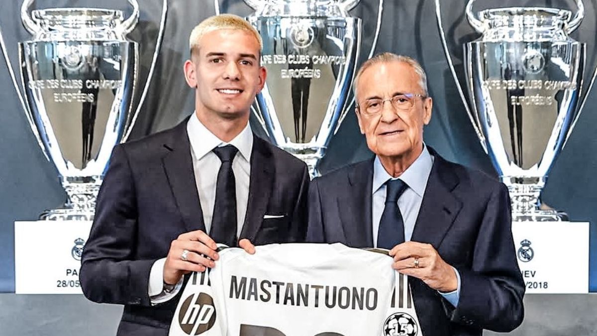 Franco Mastantuono fue presentado como nuevo jugador del Real Madrid. 