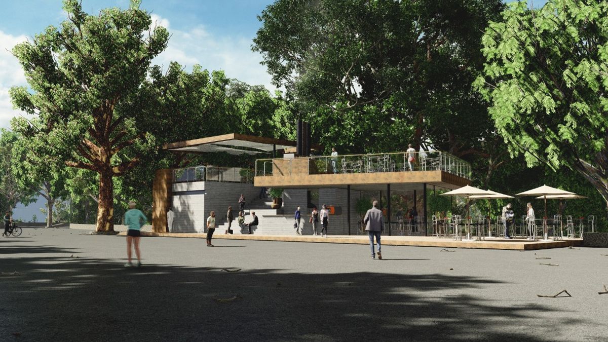 Proyecto de la nueva Unidad de Servicios en el Cerro de la Gloria.