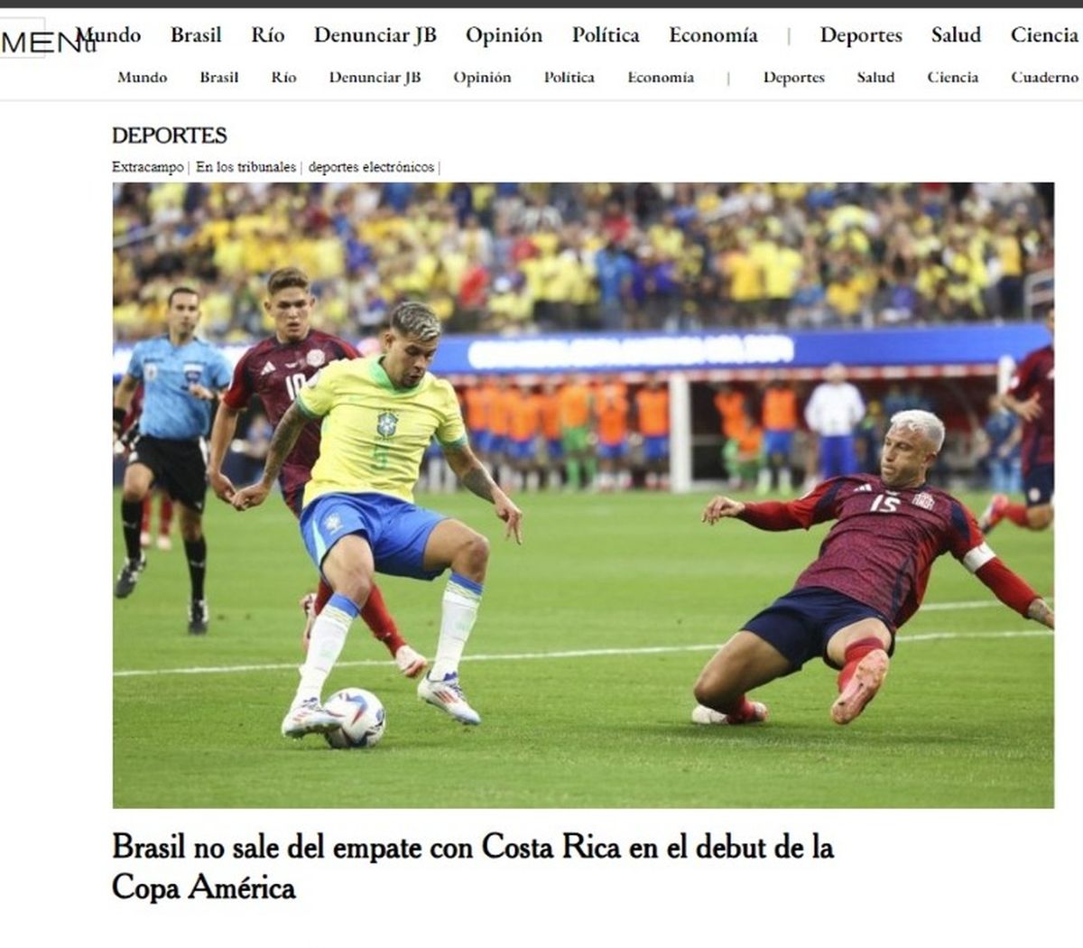 Diario Jornal de Brasil de Río Janeiro. Diario Jornal de Brasil de Río Janeiro.
