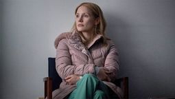 La actriz Jessica Chastain interpreta a Amy Loughren en la película de Netflix.