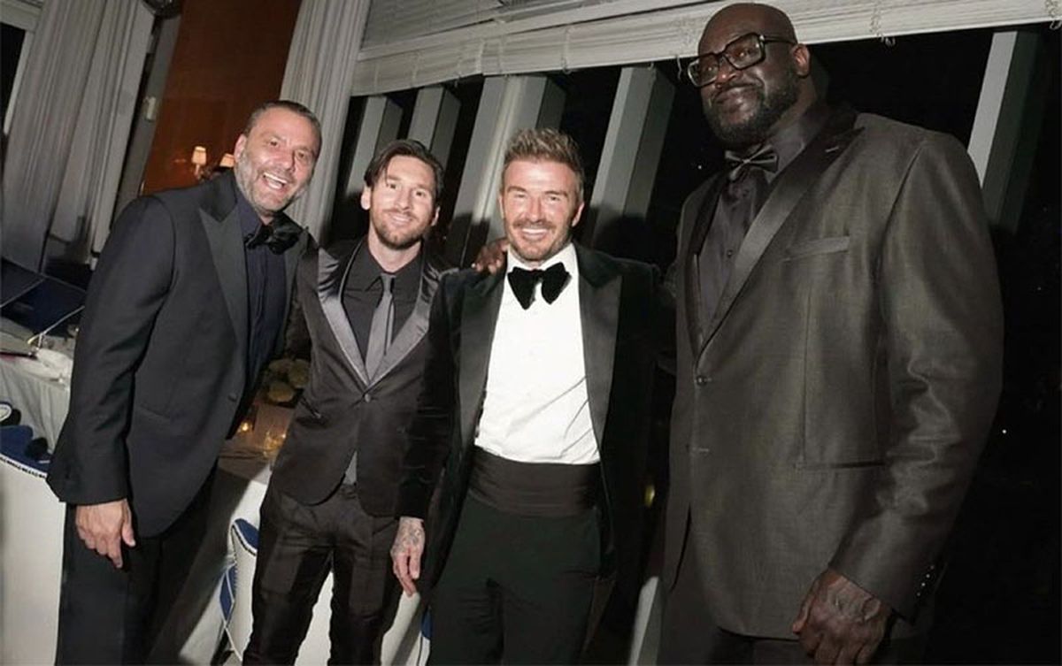 Shaquille O'Neal, otra leyenda que conoció a Messi y estará en el sorteo del Mundial 2026.