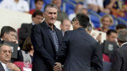 Bauza presenció el triunfo del Barcelona de Messi