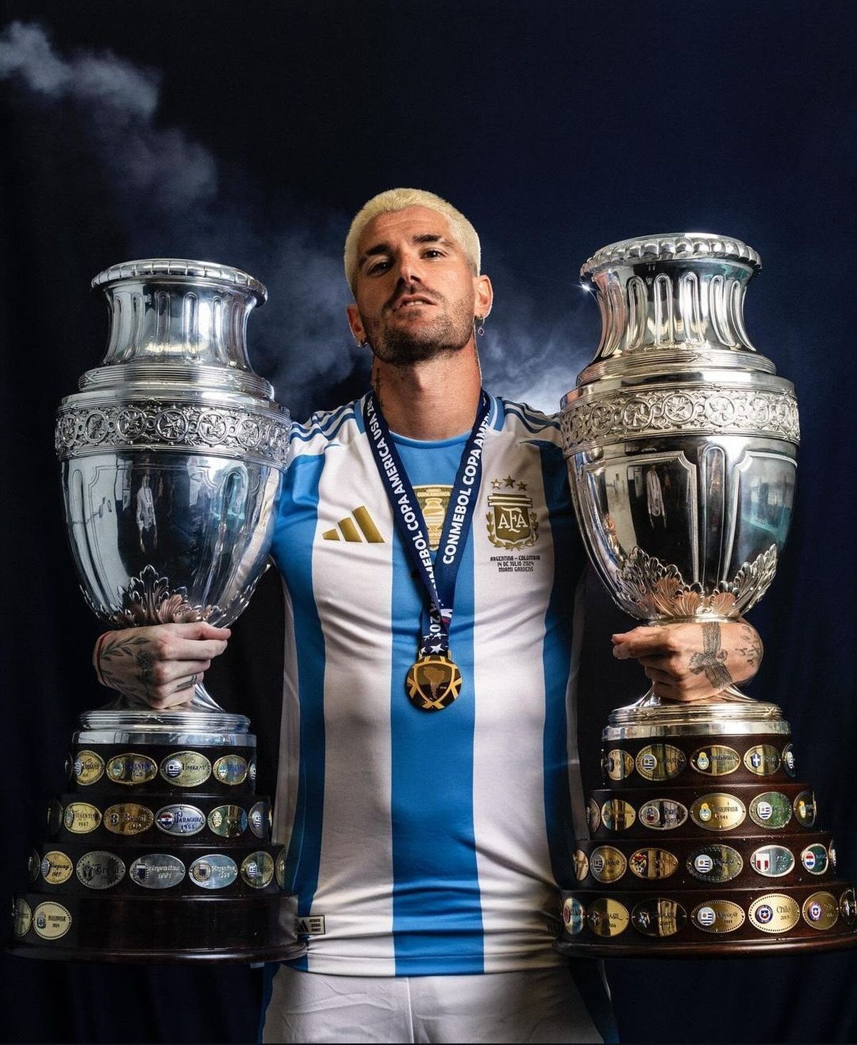 Rodrigo De Paul jugó a un altísimo nivel la final de la Copa América 2024 frente a Colombia. Rodrigo De Paul jugó a un altísimo nivel la final de la Copa América 2024 frente a Colombia.