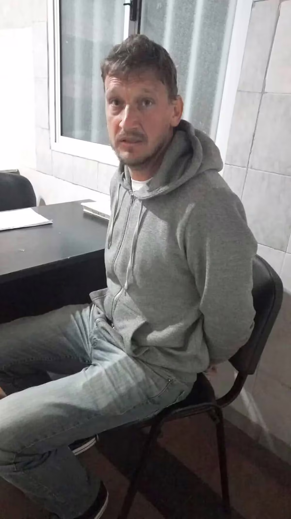 La primera foto que se conoció la noche de este miércoles del diputado Germán Kiczka detenido por pedófilo. La primera foto que se conoció la noche de este miércoles del diputado Germán Kiczka detenido por pedófilo.