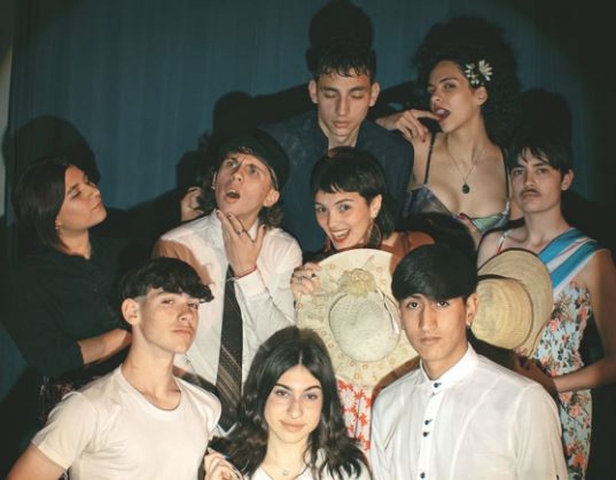 Los estudiantes actores de colegios de la UNCuyo.