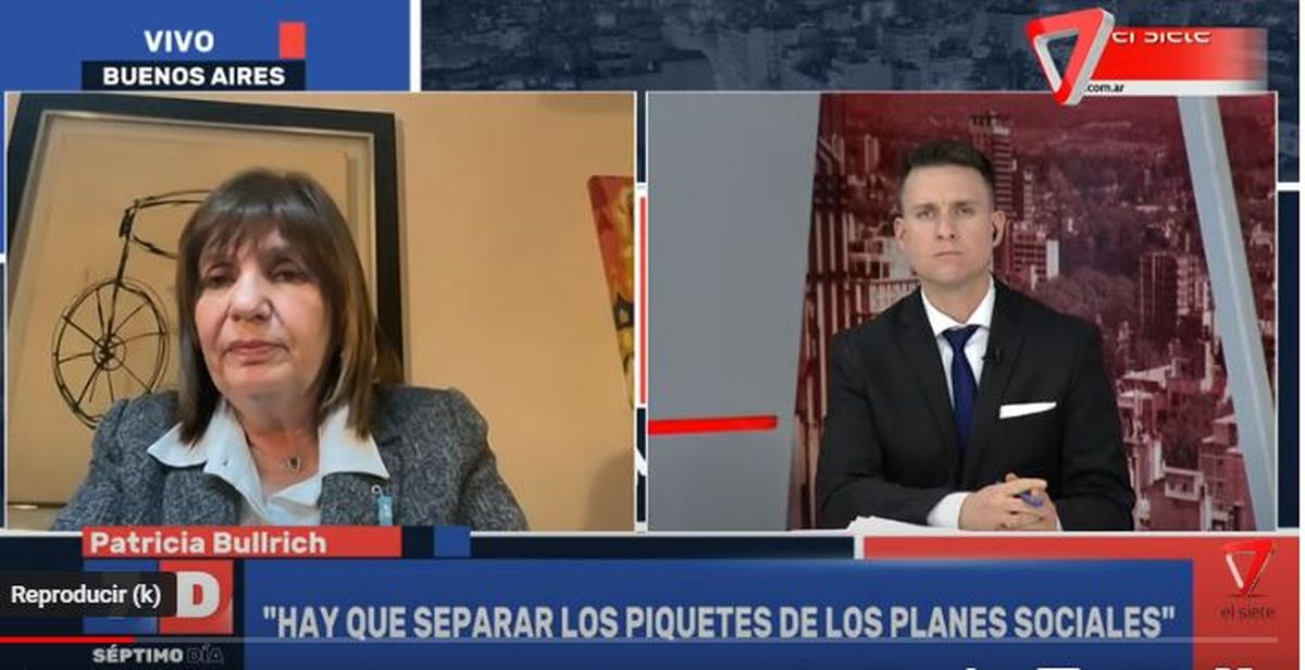 En el programa Séptimo Día de Canal 7, Patricia Bullrich salió a elogiar el código de convivencia mendocino y prometió que buscará copiarlo en el resto del país.