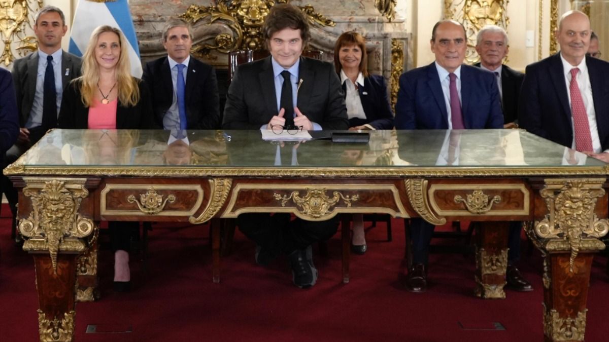 El presidente Javier Milei habló por Cadena Nacional este viernes por la noche.