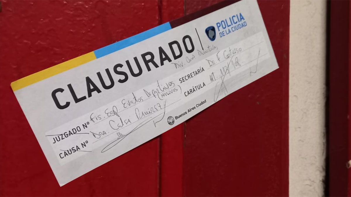 Por qué razón fue clausurada la cancha de Huracán