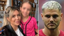 Icardi viajó a Disney con la China Suárez dejando a su hija menor sola con una empleada denunciada por Wanda.