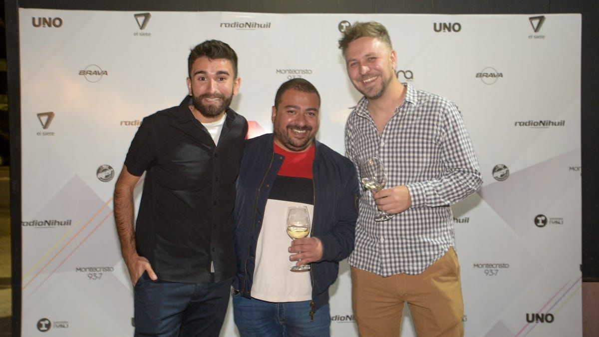 Matias Arrieta, Esteban Costamagna y Enrique Molina.