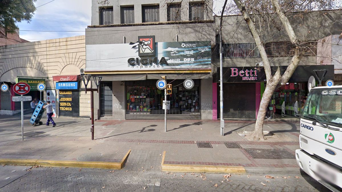 El local de Cigma está ubicado en avenida San Martín y Godoy Cruz de Capital.