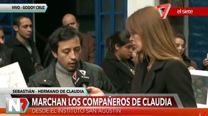 El hermano de Claudia: Nunca nos mencionó una situación de violencia de género