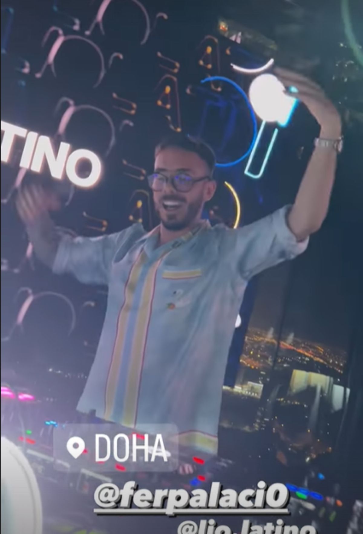 Fer Palacio fue el protagonista de la noche argentina en pleno Mundial Qatar 2022