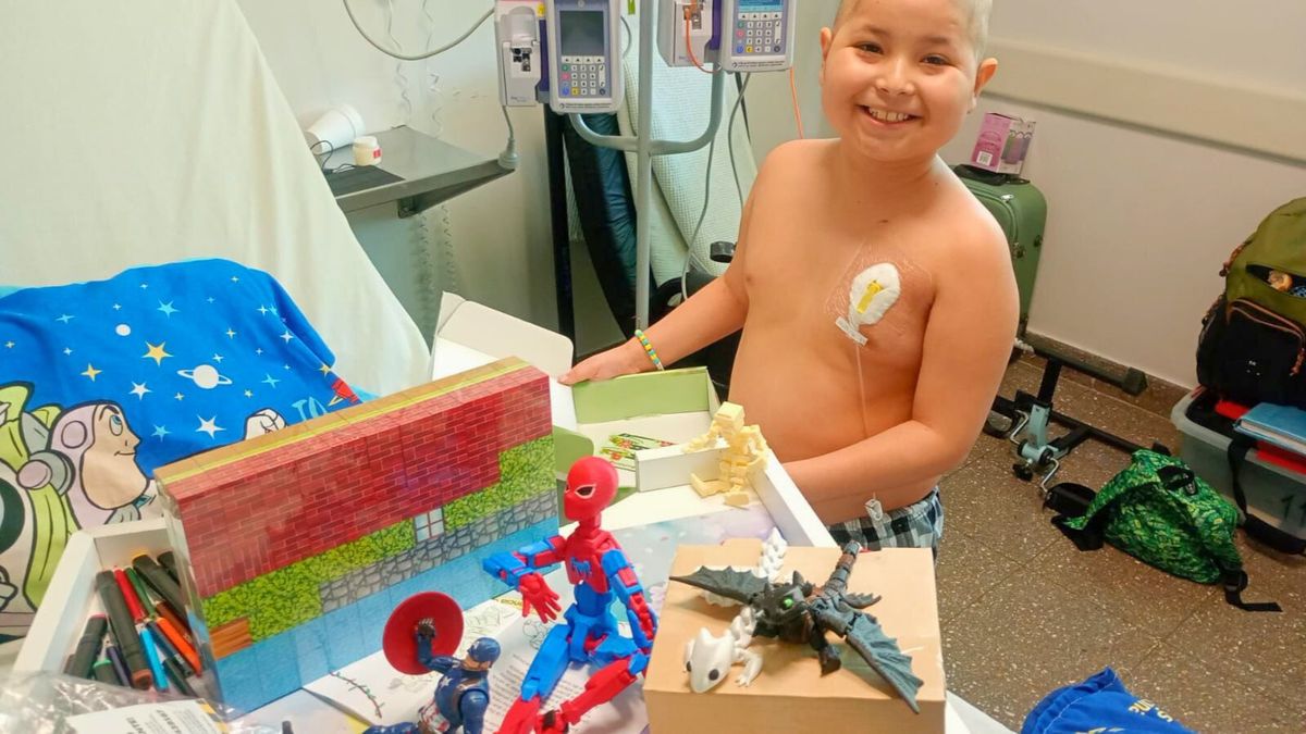 La familia del niño mendocino pide dadores. Necesita transfusiones permanentes.