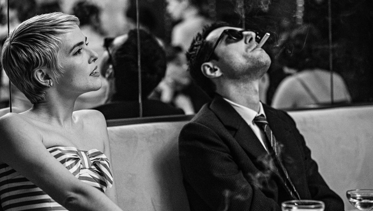 Fotograma de la película Nouvelle Vague, dirigida por Richard Linklater. Fotograma de la película Nouvelle Vague, dirigida por Richard Linklater. 