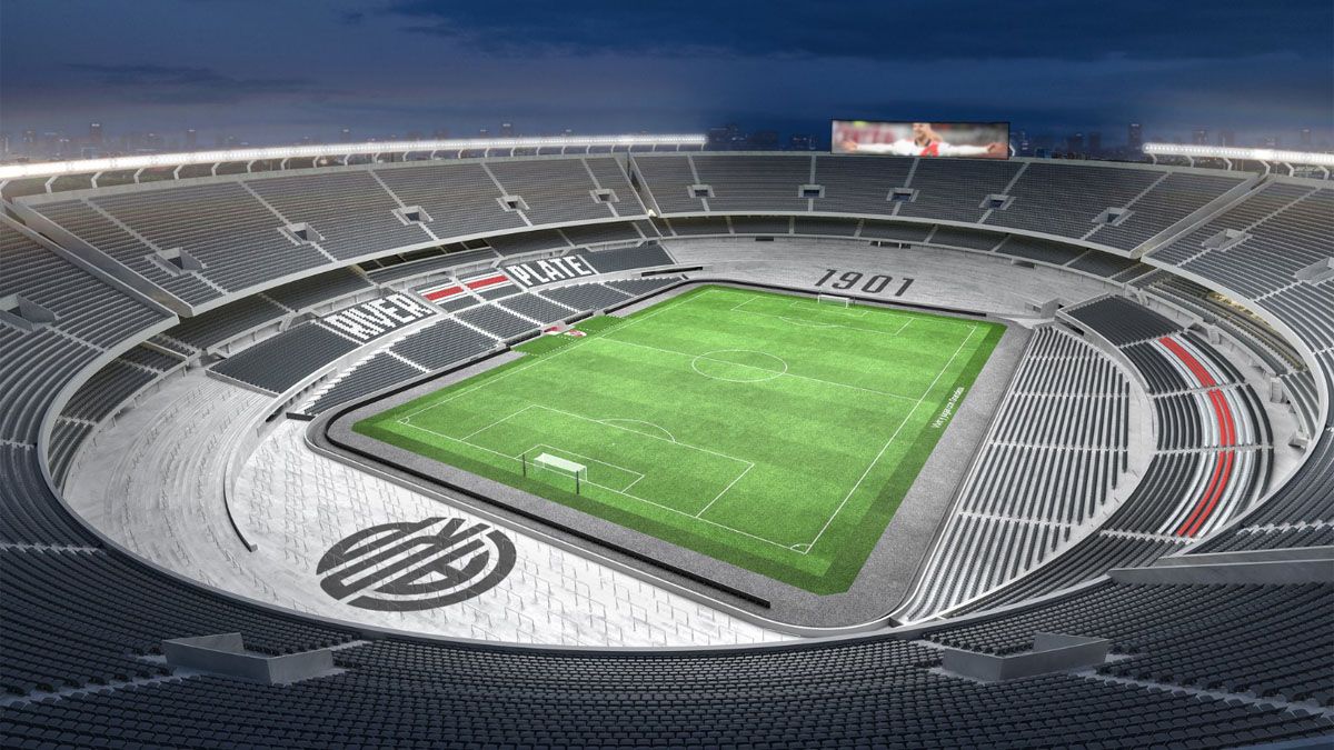 "La mayor transformación en 80 años", así definió los cambios en el estadio la comisión directiva encabezada por Brito.