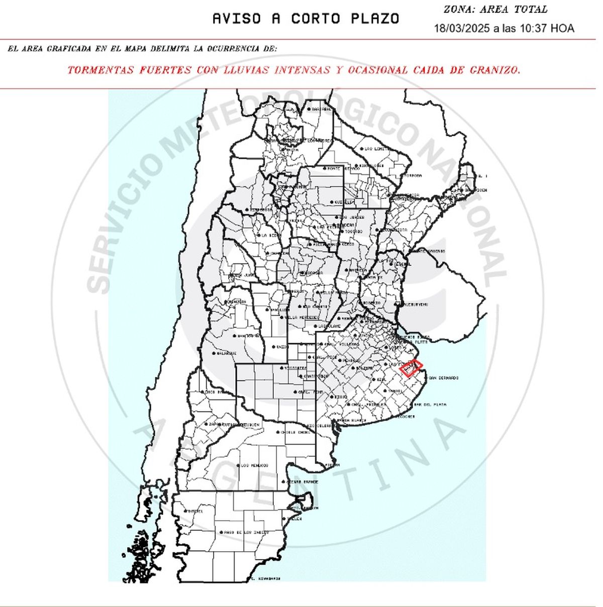 Esta es la única zona afectada Esta es la única zona afectada