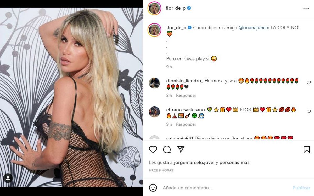 El posteo de Florencia Peña en Instagram que dejó mucho para la imaginación.