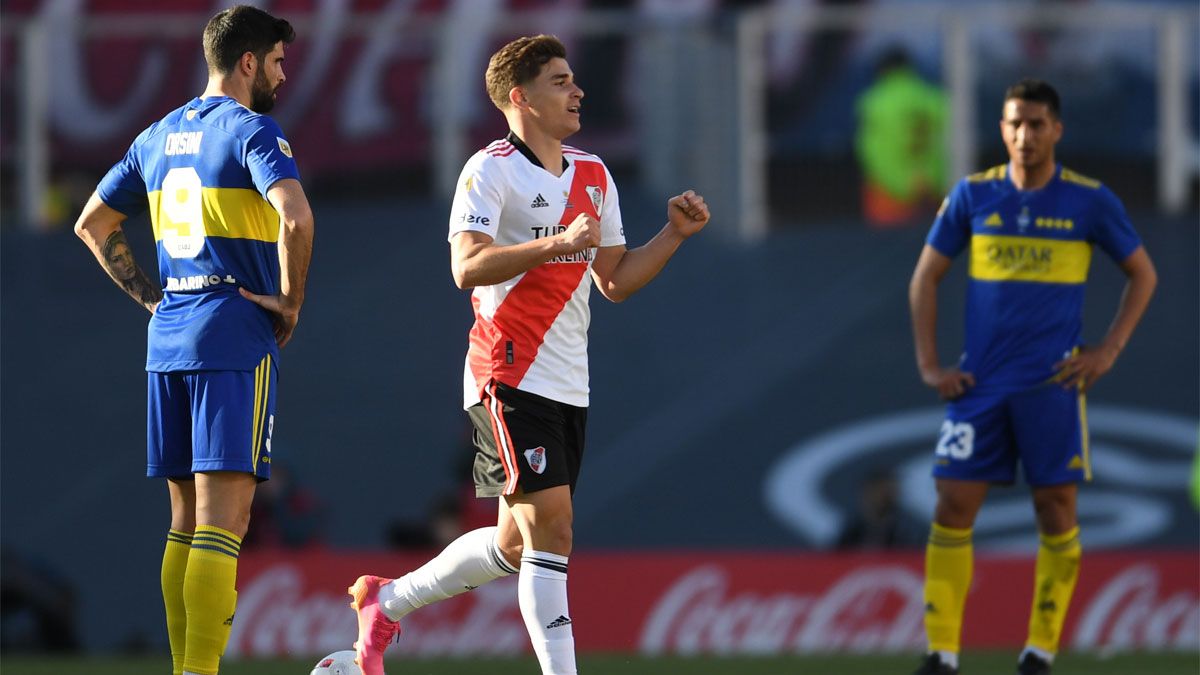 River superó 2-1 a Boca y se adueñó del Superclásico