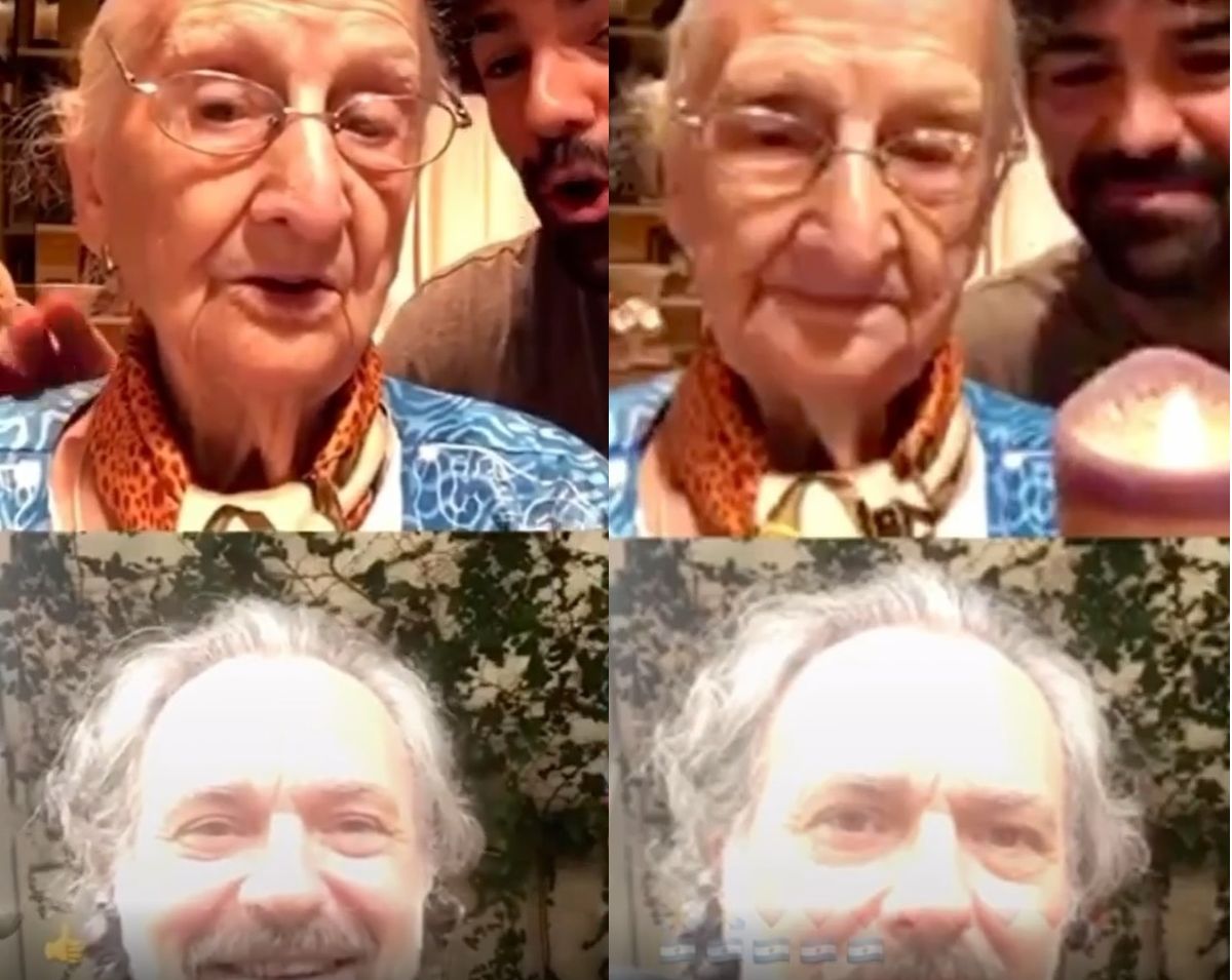 La Tata y José Coronado en vivo en Instagram