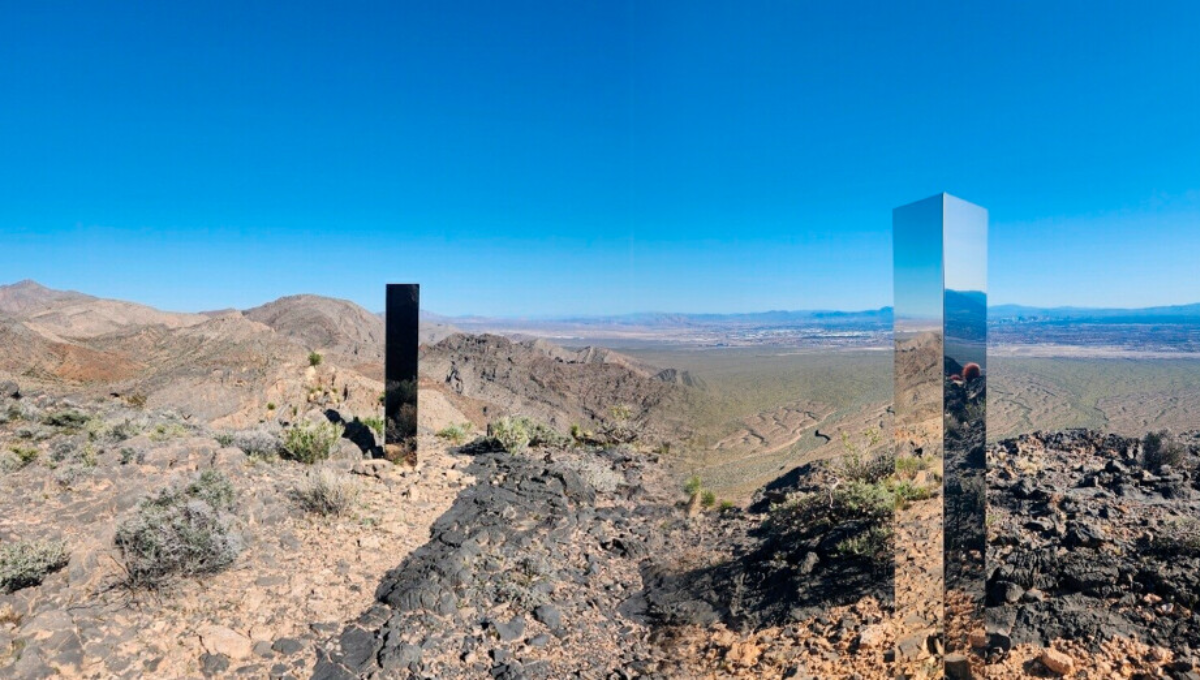 El misterioso objeto que apareció en el desierto de Las Vegas y nadie sabe por qué
