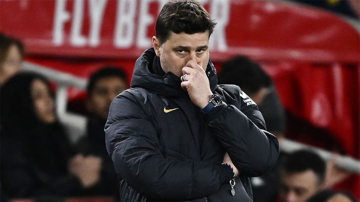 Mauricio Pochettino, el DT del Chelsea.