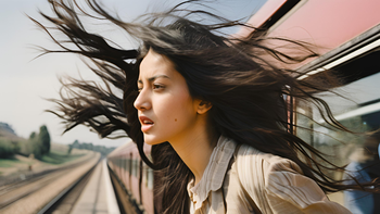 ¡El video que impacto a todos! una mujer intenta sacar la foto de su vida y se cae de un tren en movimiento