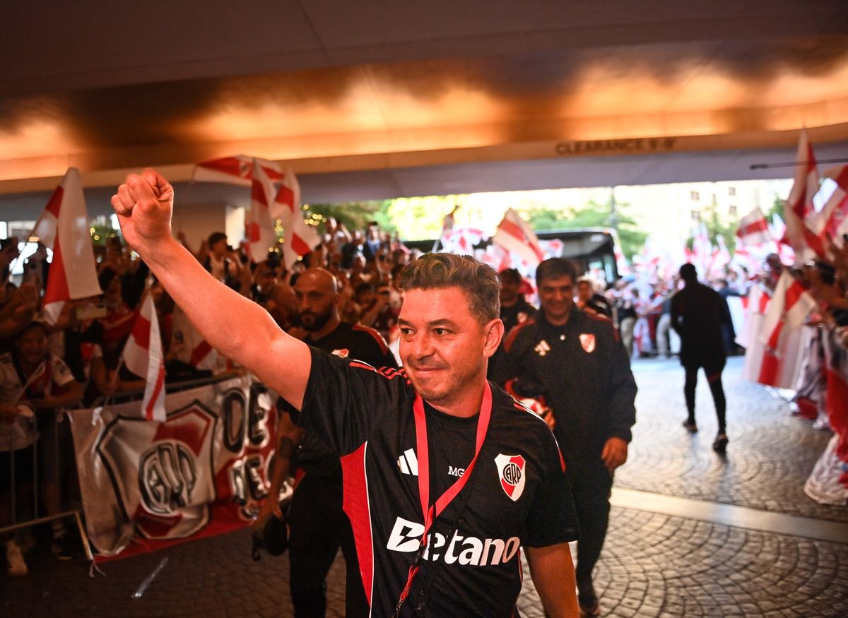 El entrenador de River, Marcelo Gallardo.