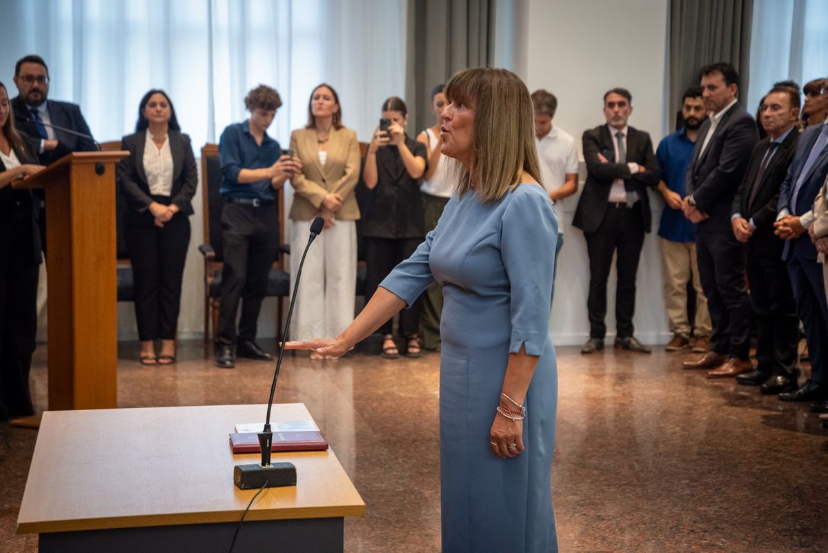 Norma Llatser ya es jueza de la Suprema Corte de Justicia de Mendoza. Fotos: Gobierno de Mendoza