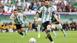 Lionel Messi anotó con clase para Argentina, en el partido ante Arabia Saudita, por el Mundial Qatar 2022.