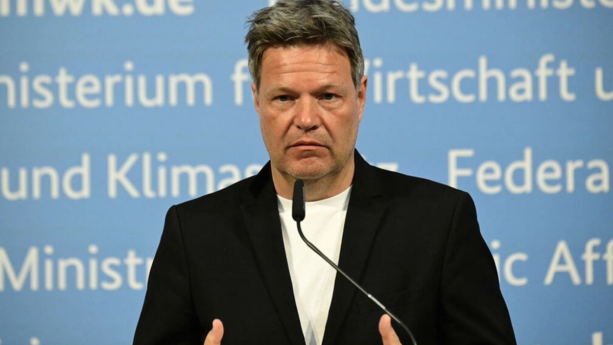 El ministro de economía alemán, Robert Habeck fue vocero del G7.