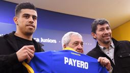 Martín Payero tuvo su bienvenida en Boca