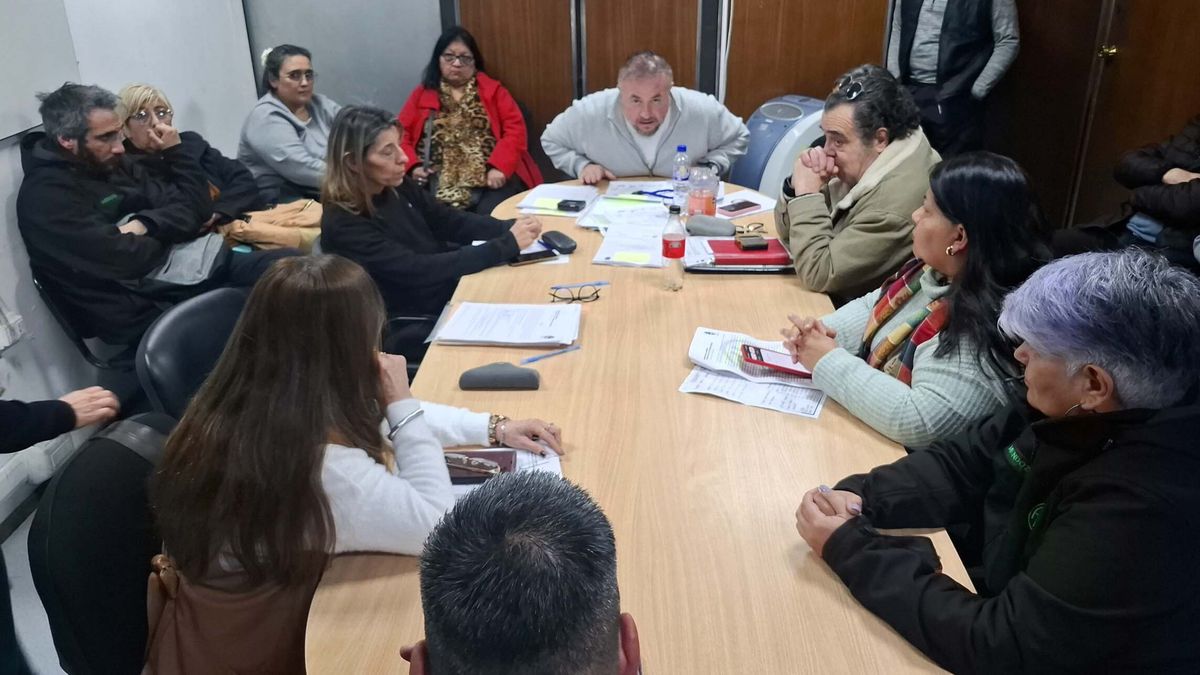 Una de las reuniones paritarias de ATE Salud con el Gobierno. No hubo acuerdo.