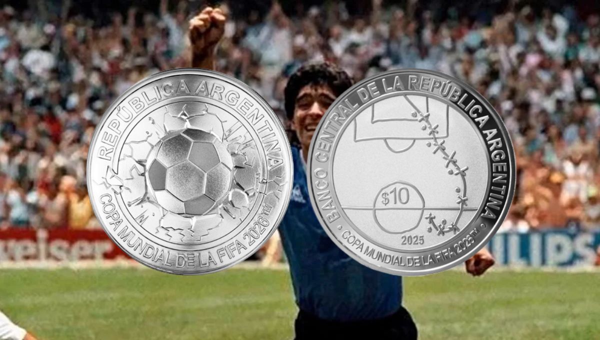 Cómo conseguir la nueva moneda que recuerda el gol de Maradona a los ingleses