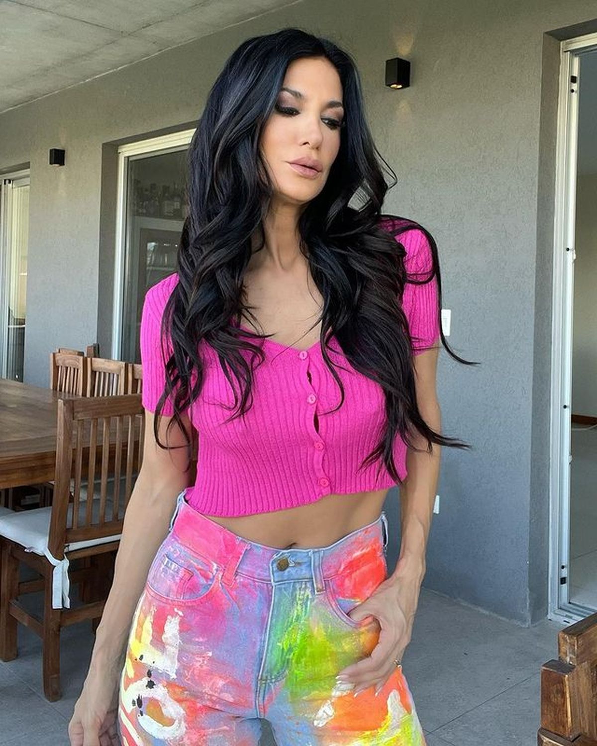 Silvina Escudero se vistió como Barbie y sus pantaloncitos fueron mucho para Barby Silenzi.