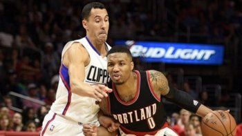 Prigioni casi no tuvo acción en la derrota de Clippers ante Portland
