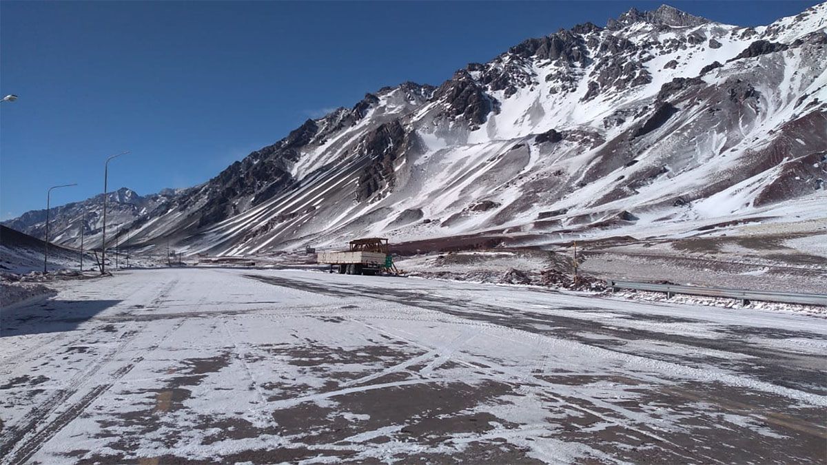 Reabrió el paso a Chile por Cristo Redentor.