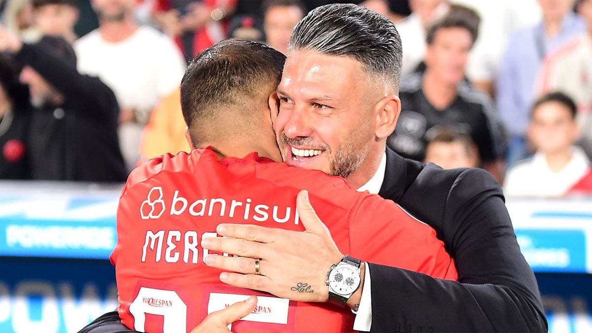 Martín Demichelis, el entrenador de River.