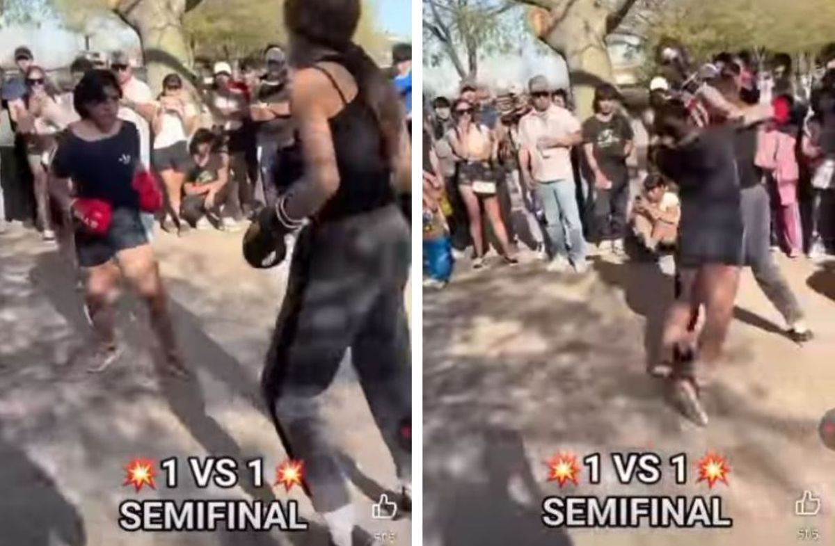 Polémica y preocupación en Mendoza por las peleas de box ilegales en espacios públicos. 