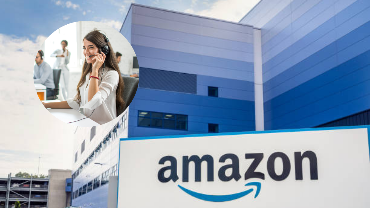 Amazon ofrece trabajo para atención al cliente.