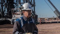 Rodolfo Suarez quiso estar en Vaca Muerta para el inicio de la perforación exploratoria de petróleo no convencional.&nbsp;