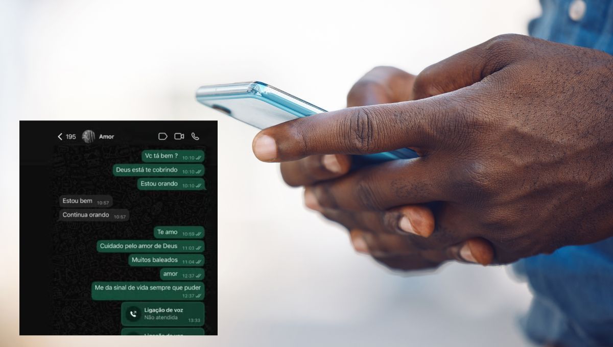 La última conversación entre el policía del BOPE asesinado en el megaoperativo de Rio de Janeiro y su esposa.  La última conversación entre el policía del BOPE asesinado en el megaoperativo de Rio de Janeiro y su esposa. 