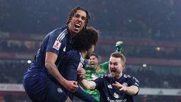 Manchester Unites celebró ante el Arsenal en la FA Cup.&nbsp;