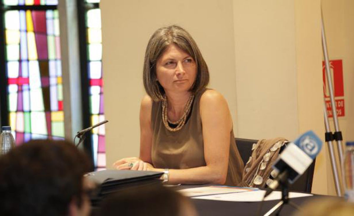 La escritora Juana Libedinsky en el VI Master de Periodismo Cultural.