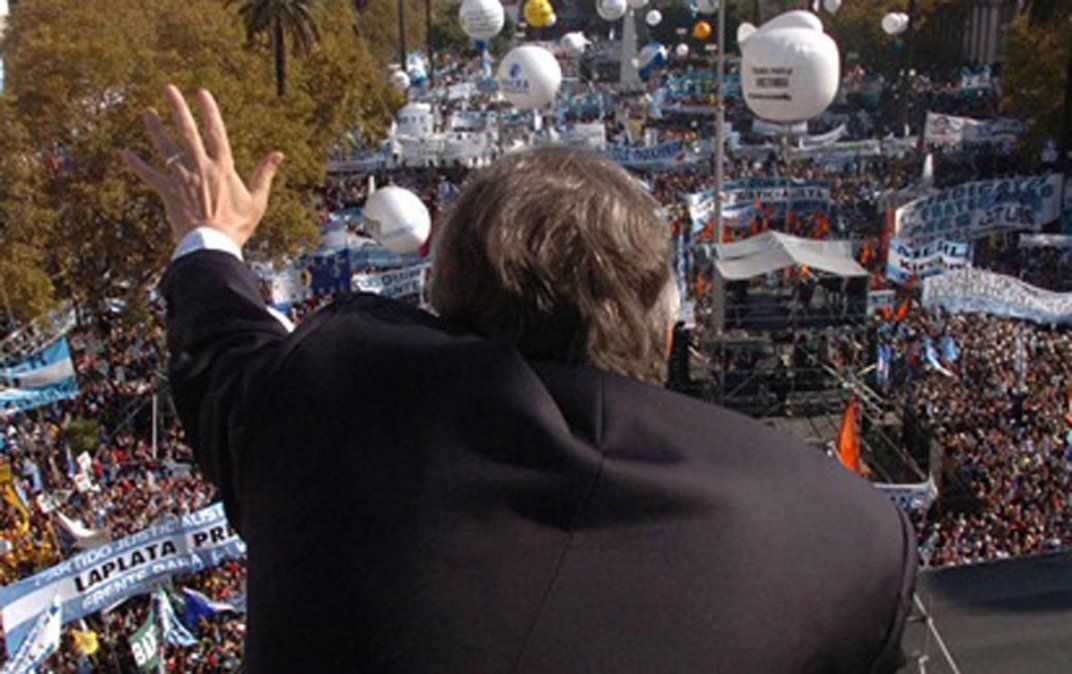 La foto que eligió Cristina para recordar a Néstor.