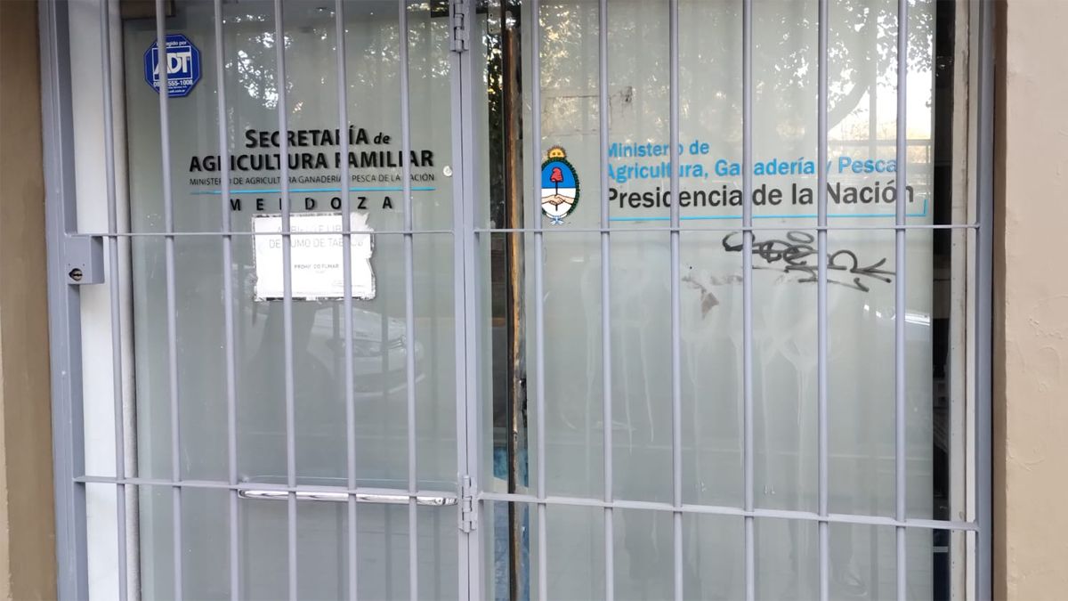 Las oficinas de Agricultura Familiar en Mendoza.